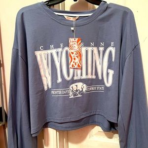 Wyoming Full Sleeve Crop Top